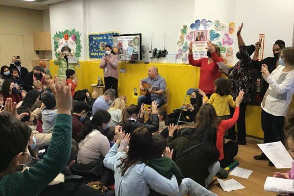 Mr. Doug led our annual Winter Solstice sing-along for the entire school on Tuesday, December 13th.