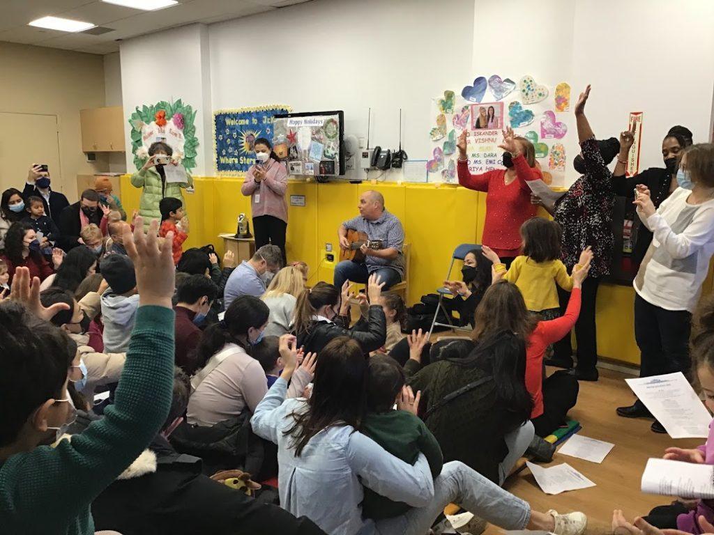 Mr. Doug led our annual Winter Solstice sing-along for the entire school on Tuesday, December 13th.