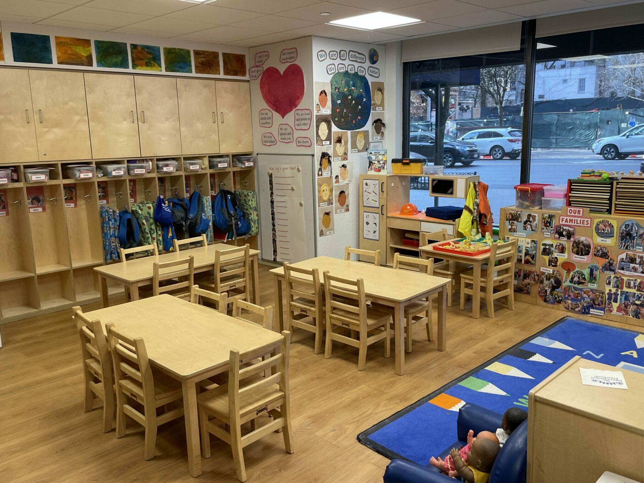 Private Upper East Side Preschool NYC Classroom * The International Preschools Red 2 Classroom