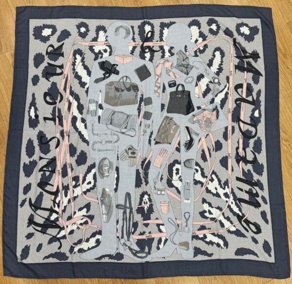 Hermes Monsieur et Madame Shawl (Value: $1000)