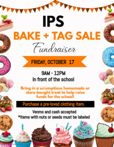 IPS Bake and Tag Sale Flyer IPS Bake and Tag Sale Flyer