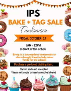 IPS Bake and Tag Sale Flyer IPS Bake and Tag Sale Flyer