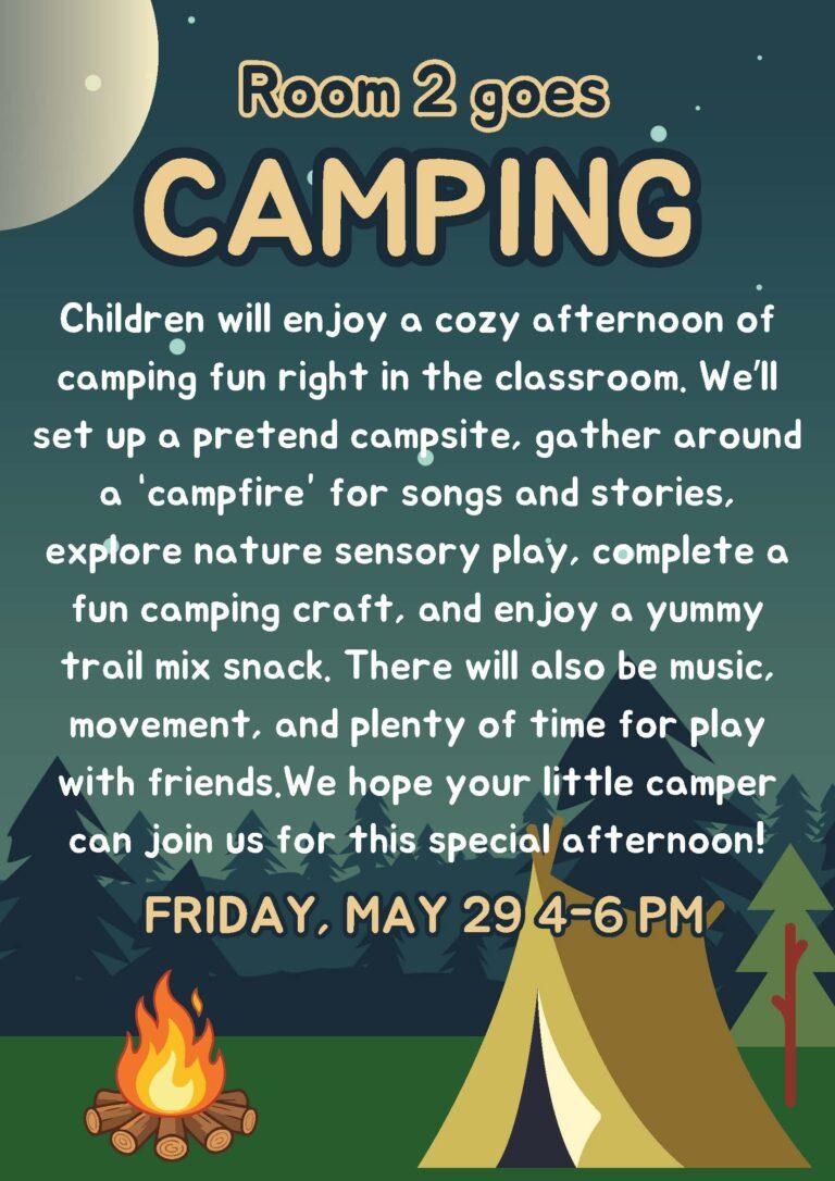 Room 2 Camping Playdate