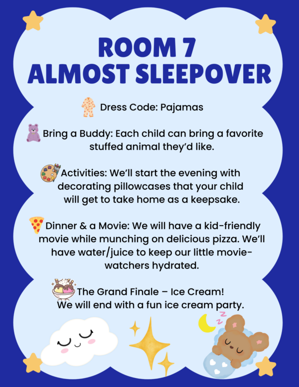 Room 7 Almost Sleepover